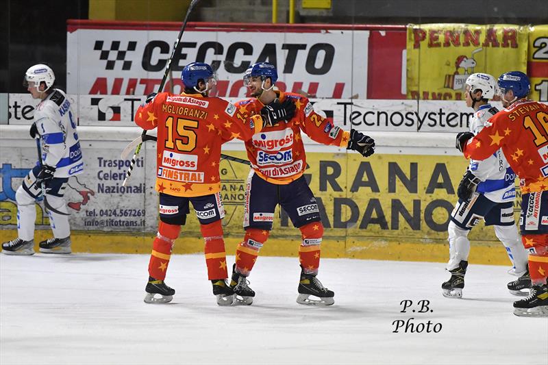 La Migross Asiago batte il Cortina nella prima partita per l'assegnazione dello Scudetto!